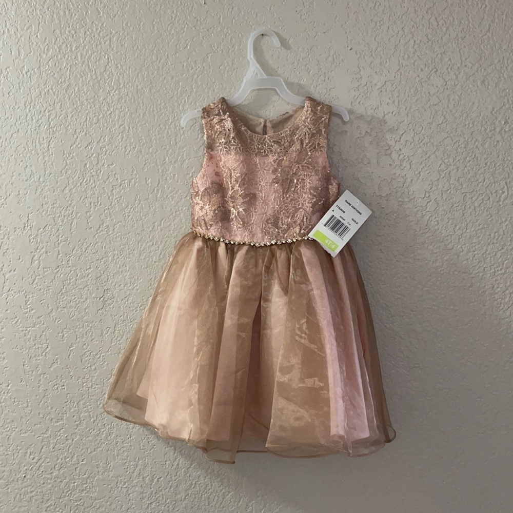 Never used dress, daughter out grew it.